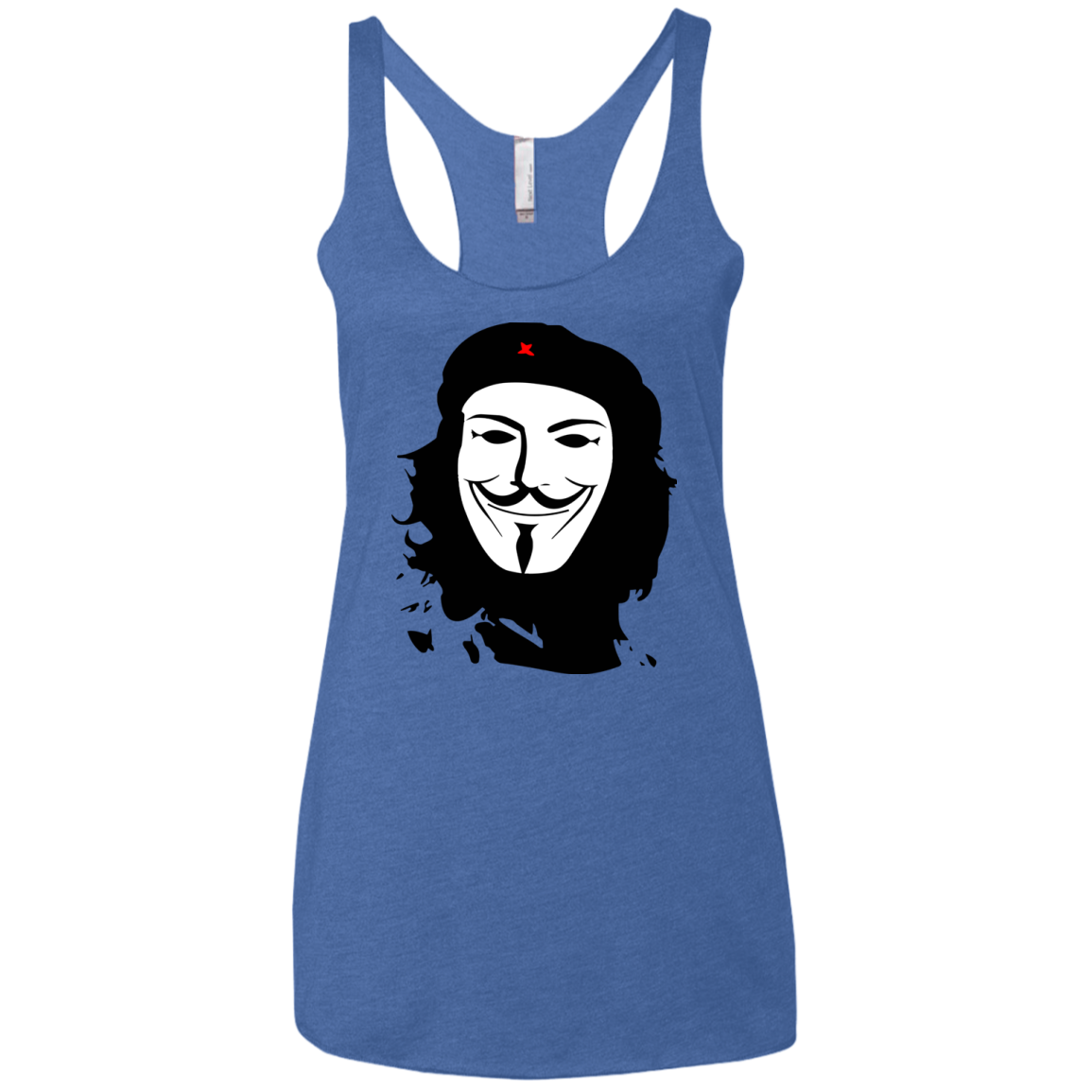 Anonymous Guevara Women's Triblend Racerback Tank