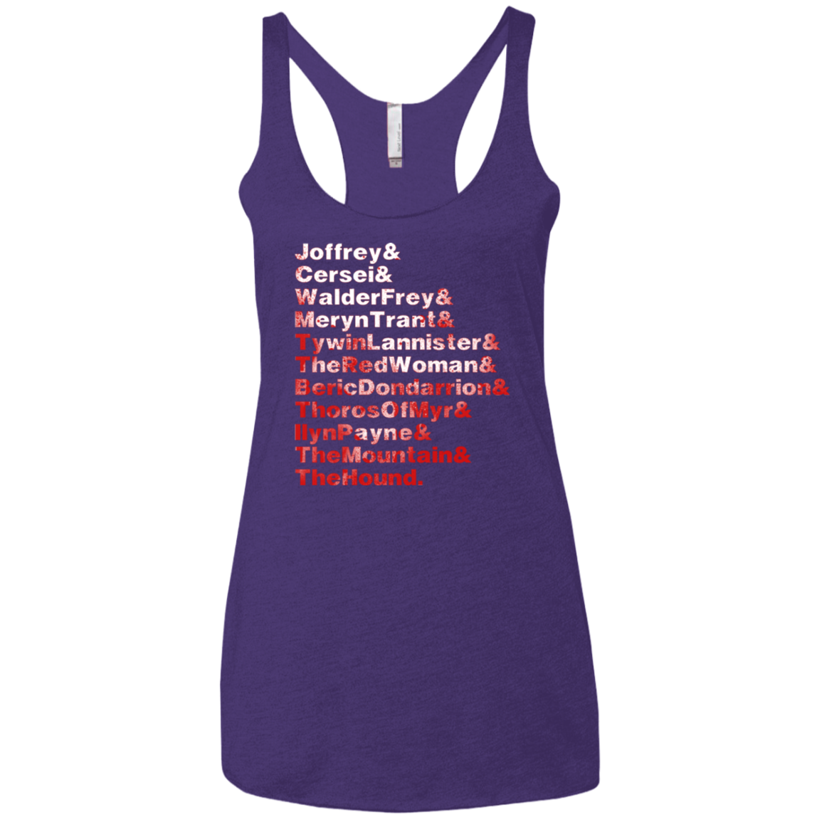 Aryas Kill List Women's Triblend Racerback Tank