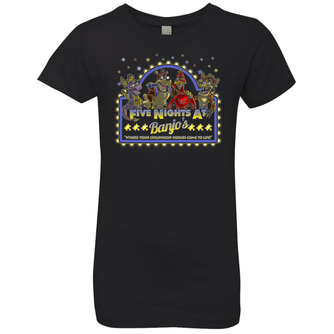 Five Nights at Banjos Girls Premium T-Shirt