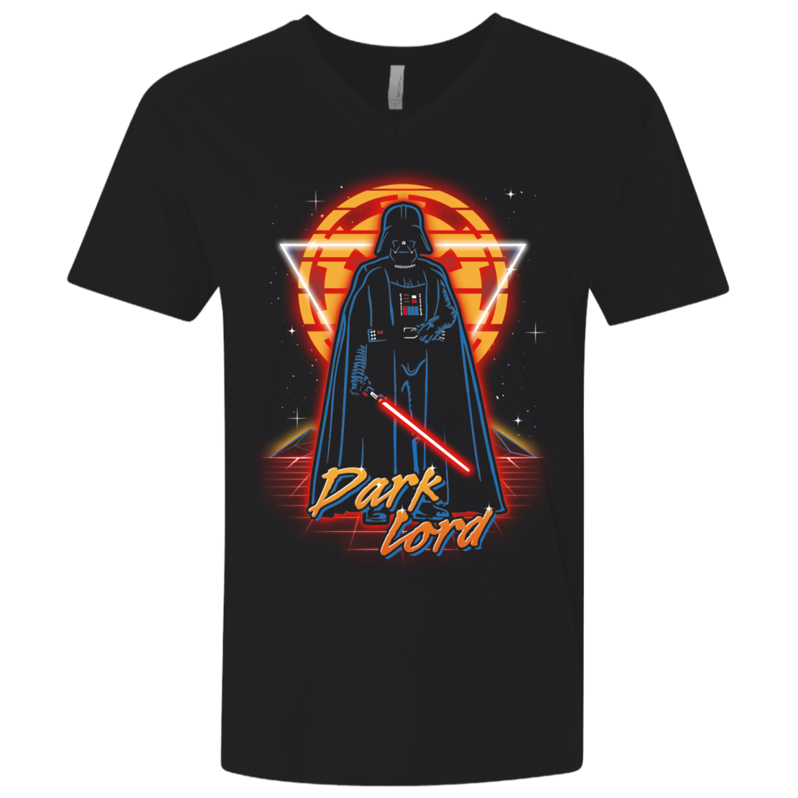 Retro Dark Lord Men's Premium V-Neck