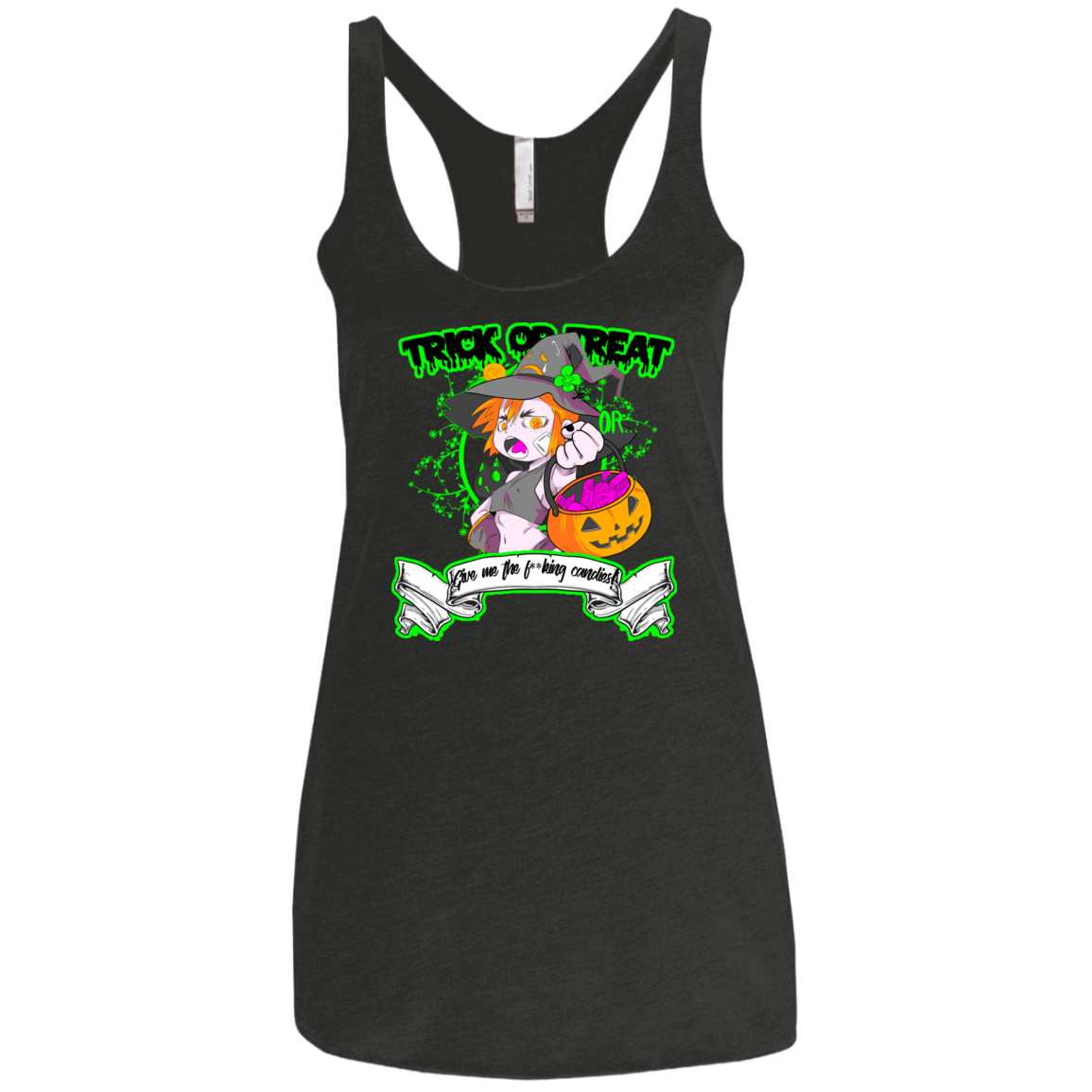 Give me the Candies Women's Triblend Racerback Tank