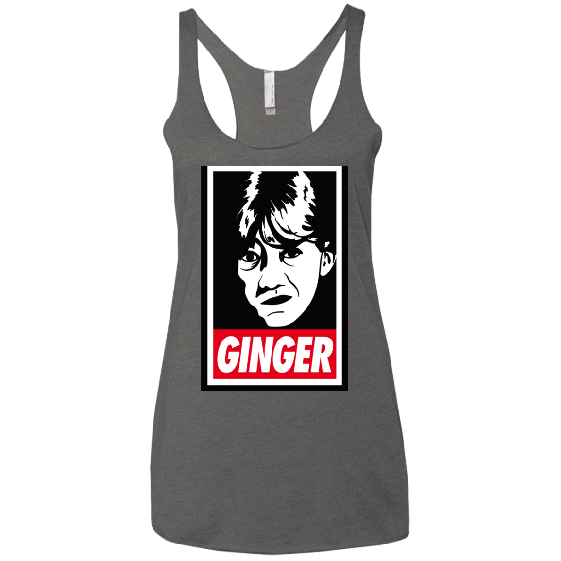 GINGER Women's Triblend Racerback Tank