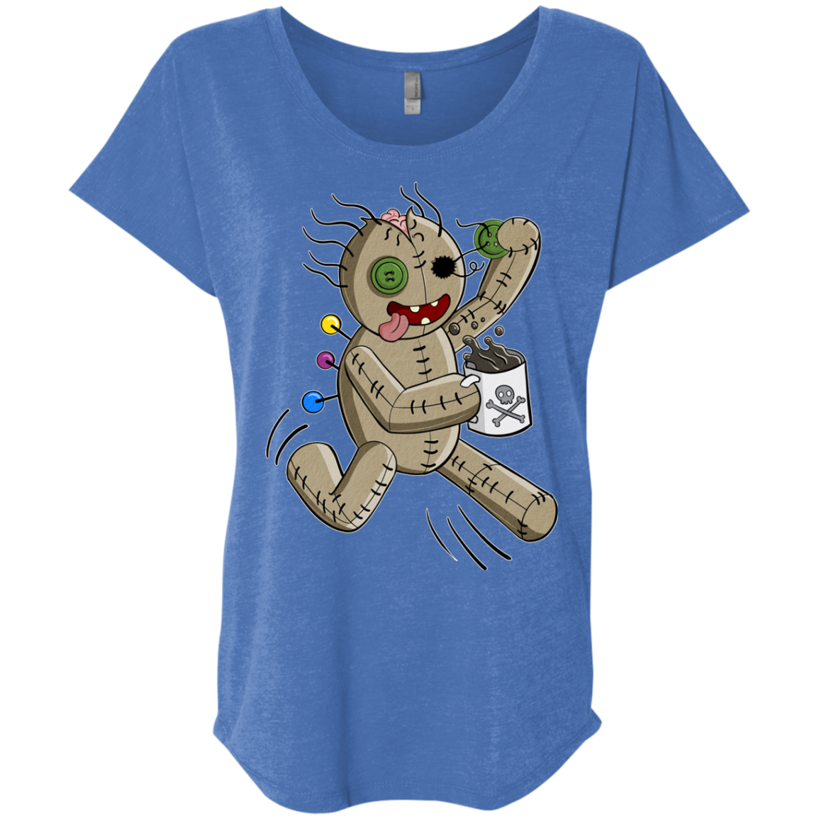 Voodoo Coffee Runner Triblend Dolman Sleeve