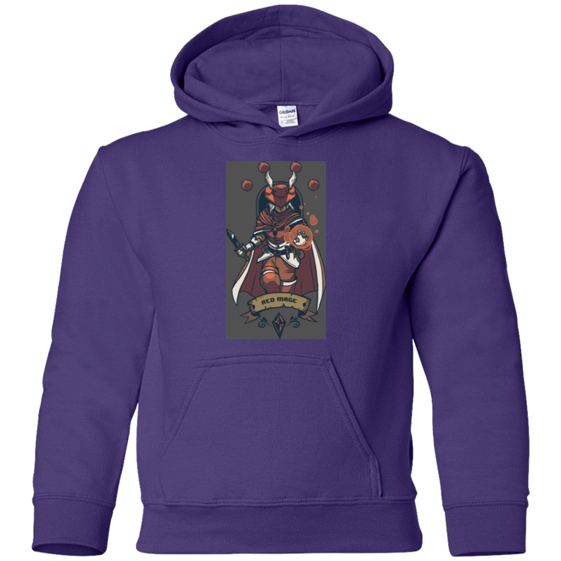 Red Mage Youth Hoodie