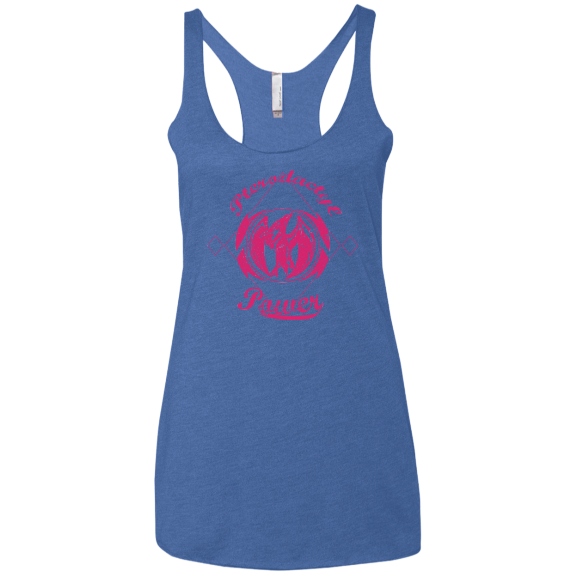 Pterodactyl Women's Triblend Racerback Tank