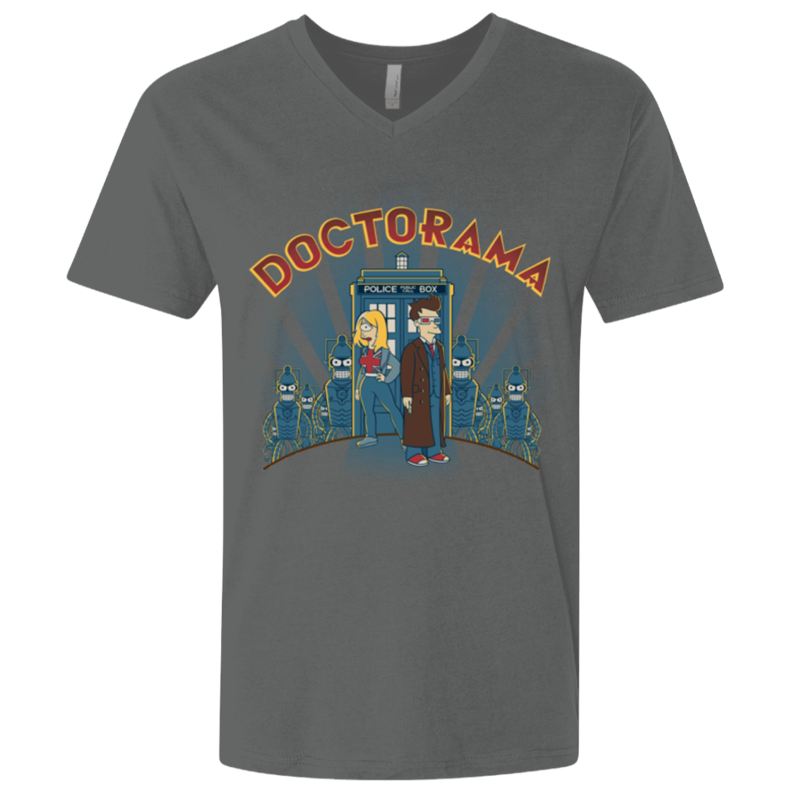 Doctorama (1) Men's Premium V-Neck