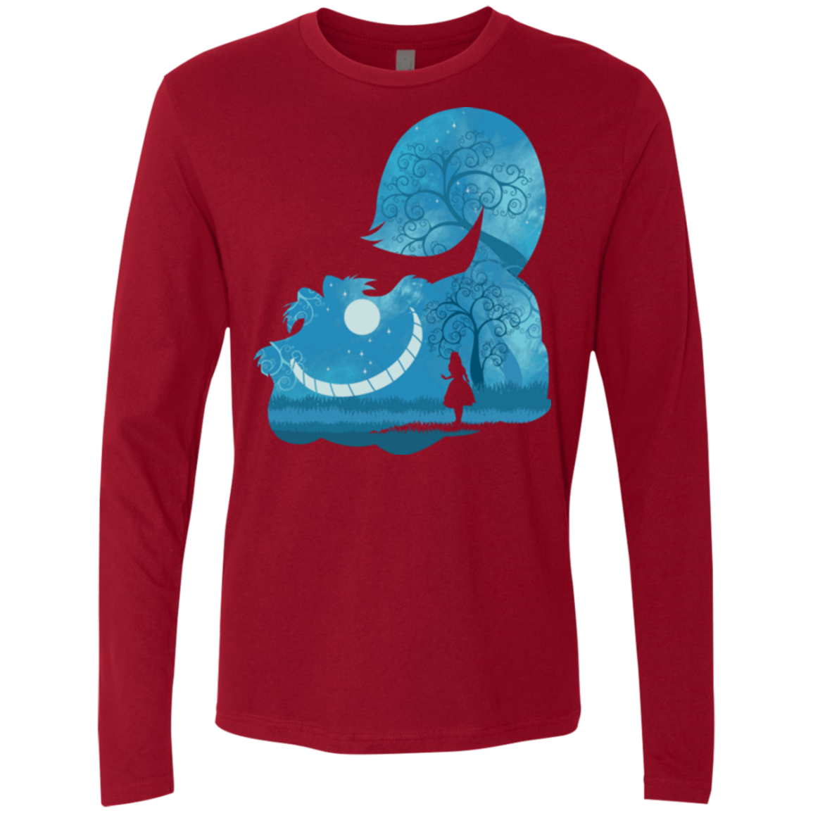 Cheshire Portrait Men's Premium Long Sleeve