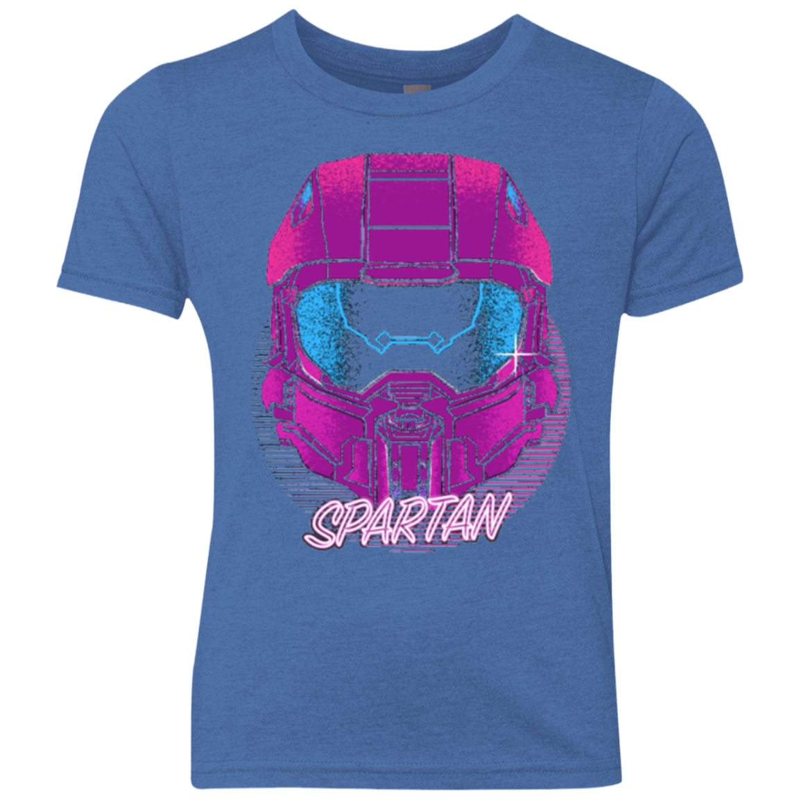 Spartan Helmet 80's Youth Triblend T-Shirt