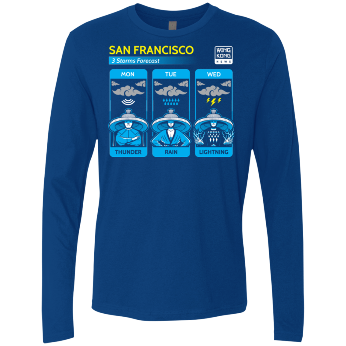 Three Storms Men's Premium Long Sleeve