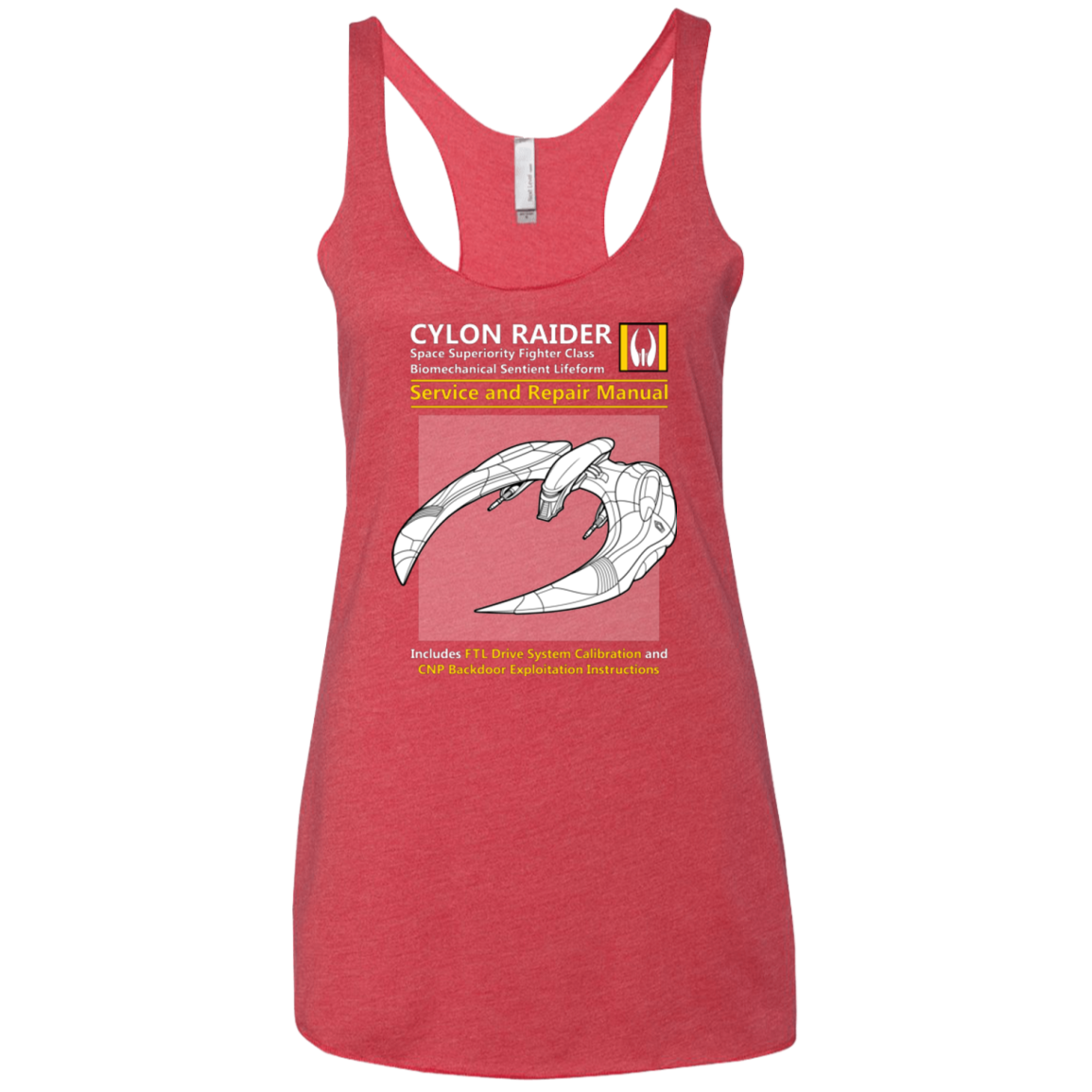 CYLON RAIDER SERVICE & REPAIR MANUAL Women's Triblend Racerback Tank