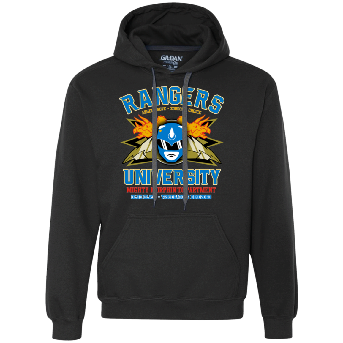 Rangers U Blue Ranger Premium Fleece Hoodie