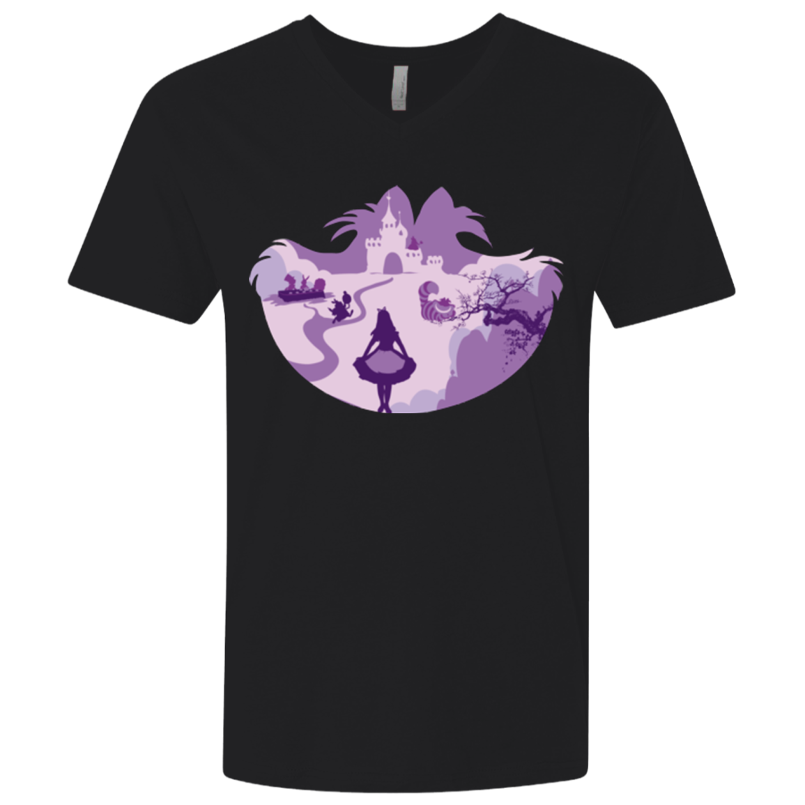 Alice Portrait Pop Men's Premium V-Neck