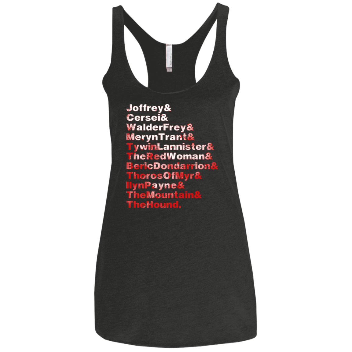Aryas Kill List Women's Triblend Racerback Tank