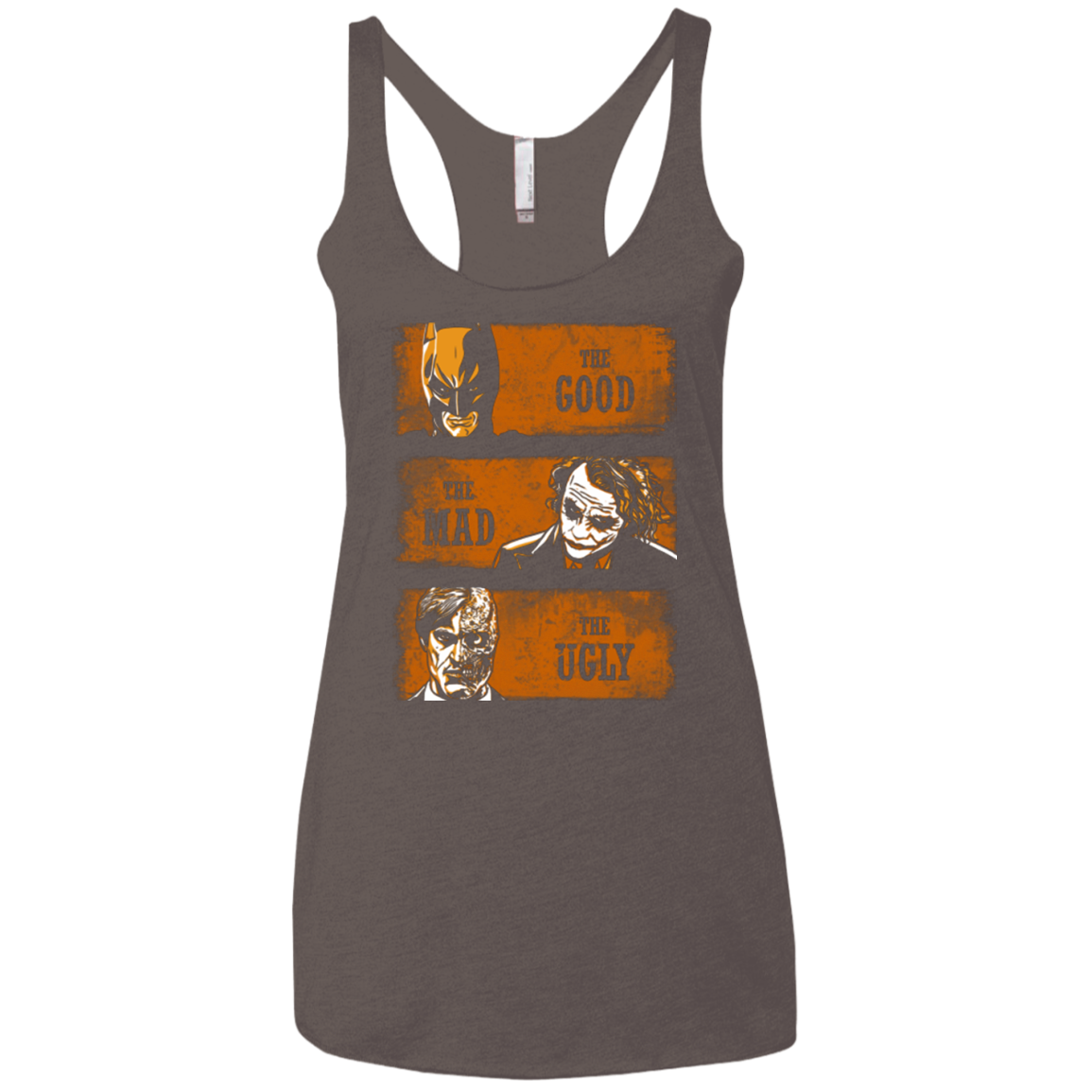 The Good the Mad and the Ugly2 Women's Triblend Racerback Tank
