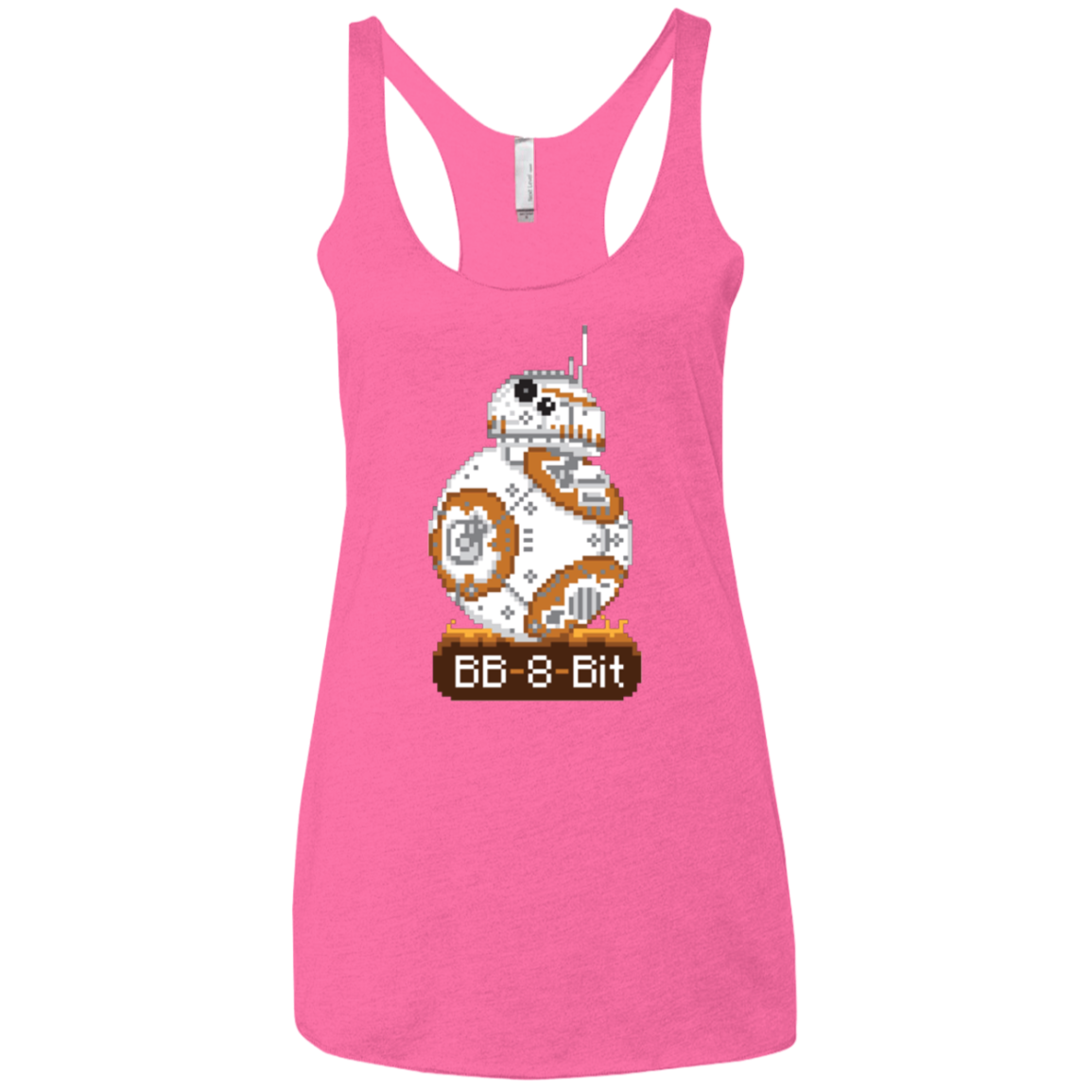 BB8Bit Women's Triblend Racerback Tank