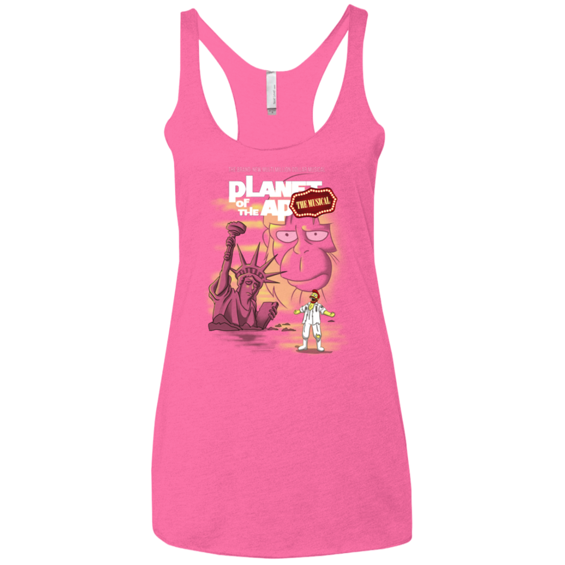 The new multimillion dollar musical Women's Triblend Racerback Tank