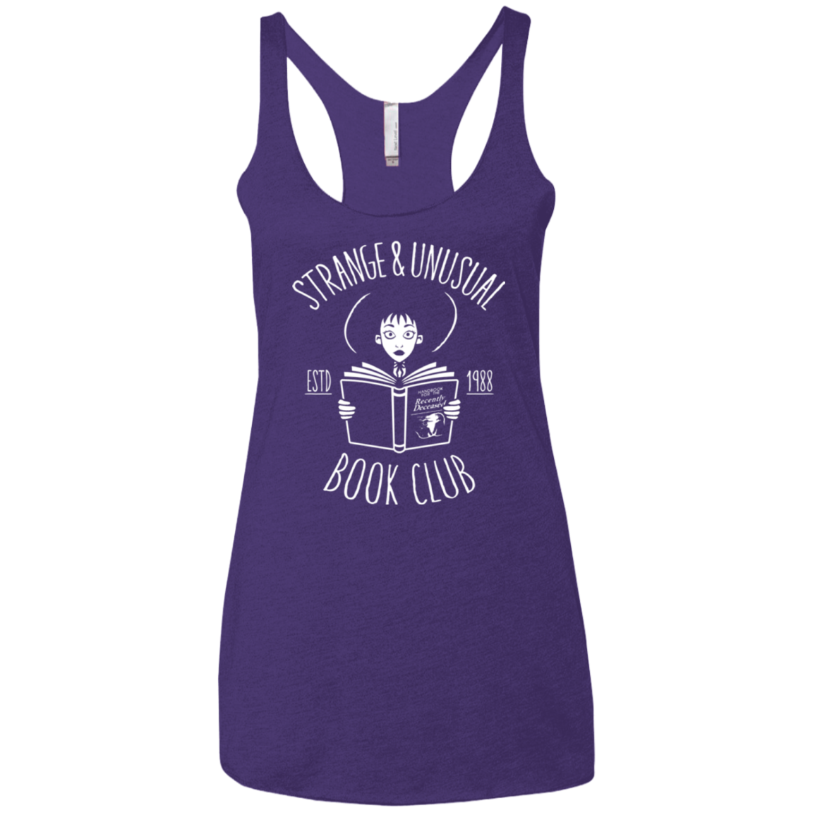 Unusual Book Club Women's Triblend Racerback Tank