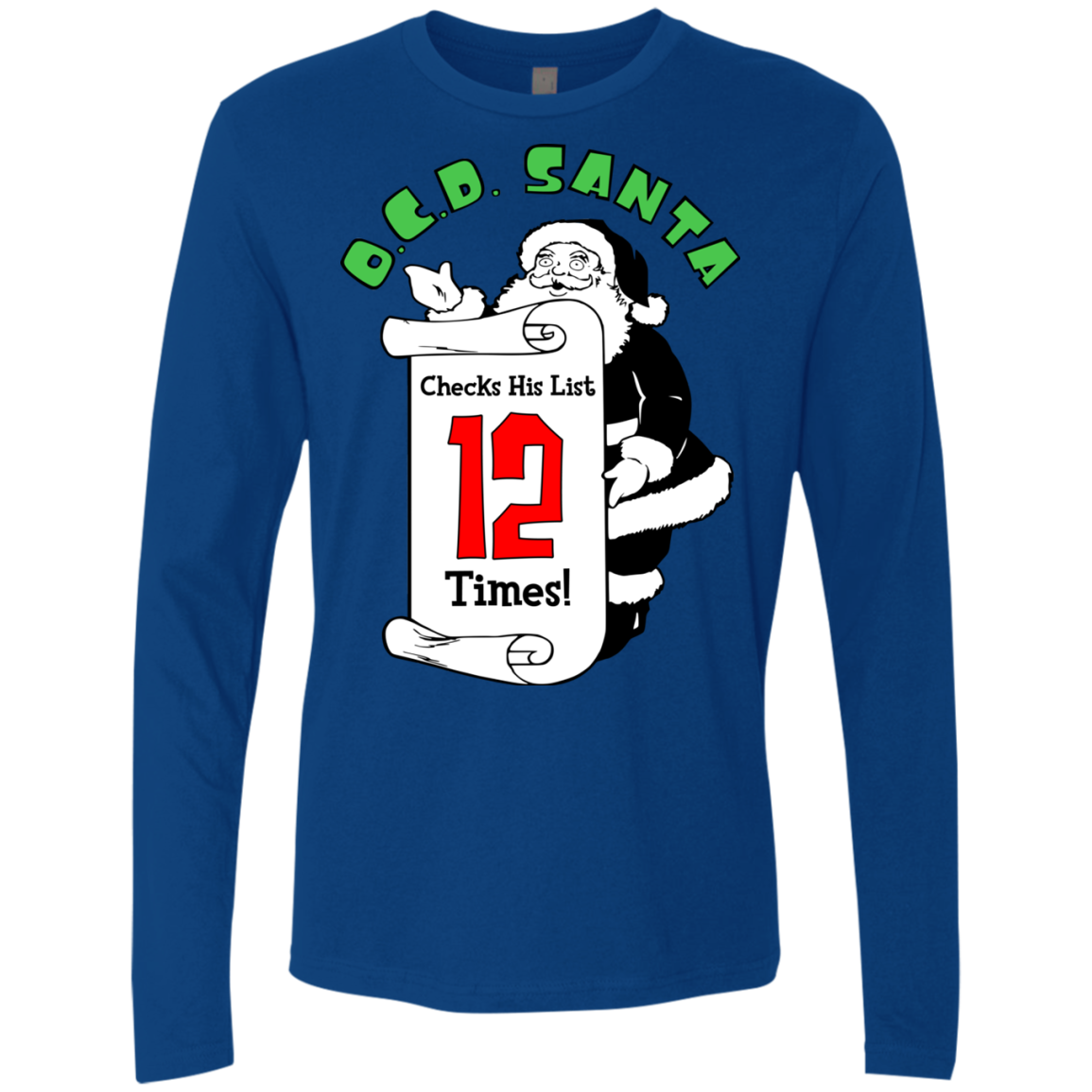OCD Santa Men's Premium Long Sleeve