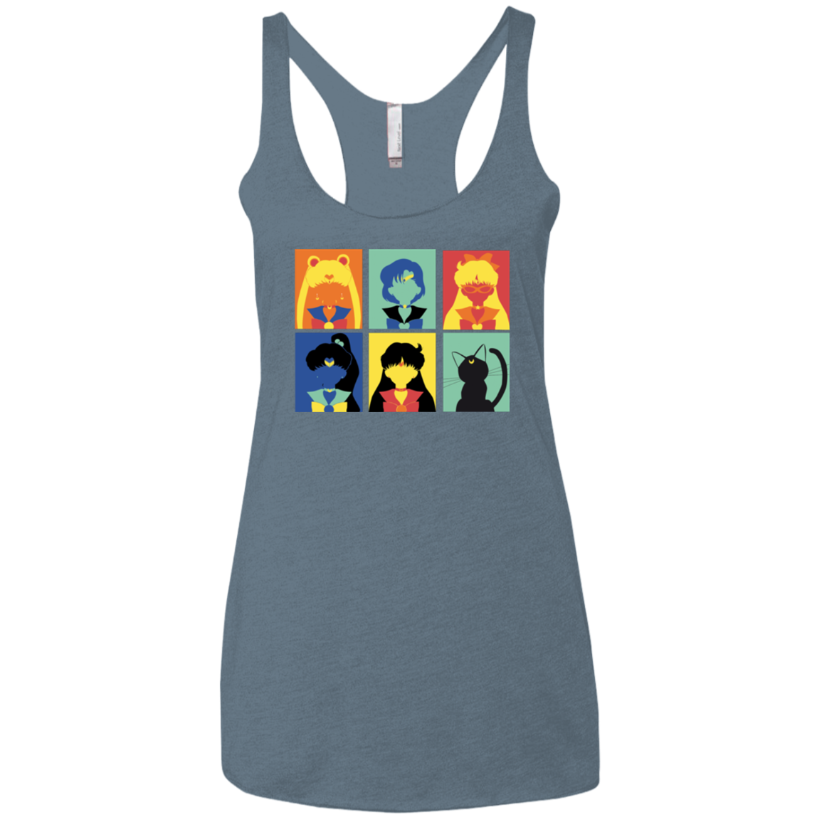 Sailor pop Women's Triblend Racerback Tank