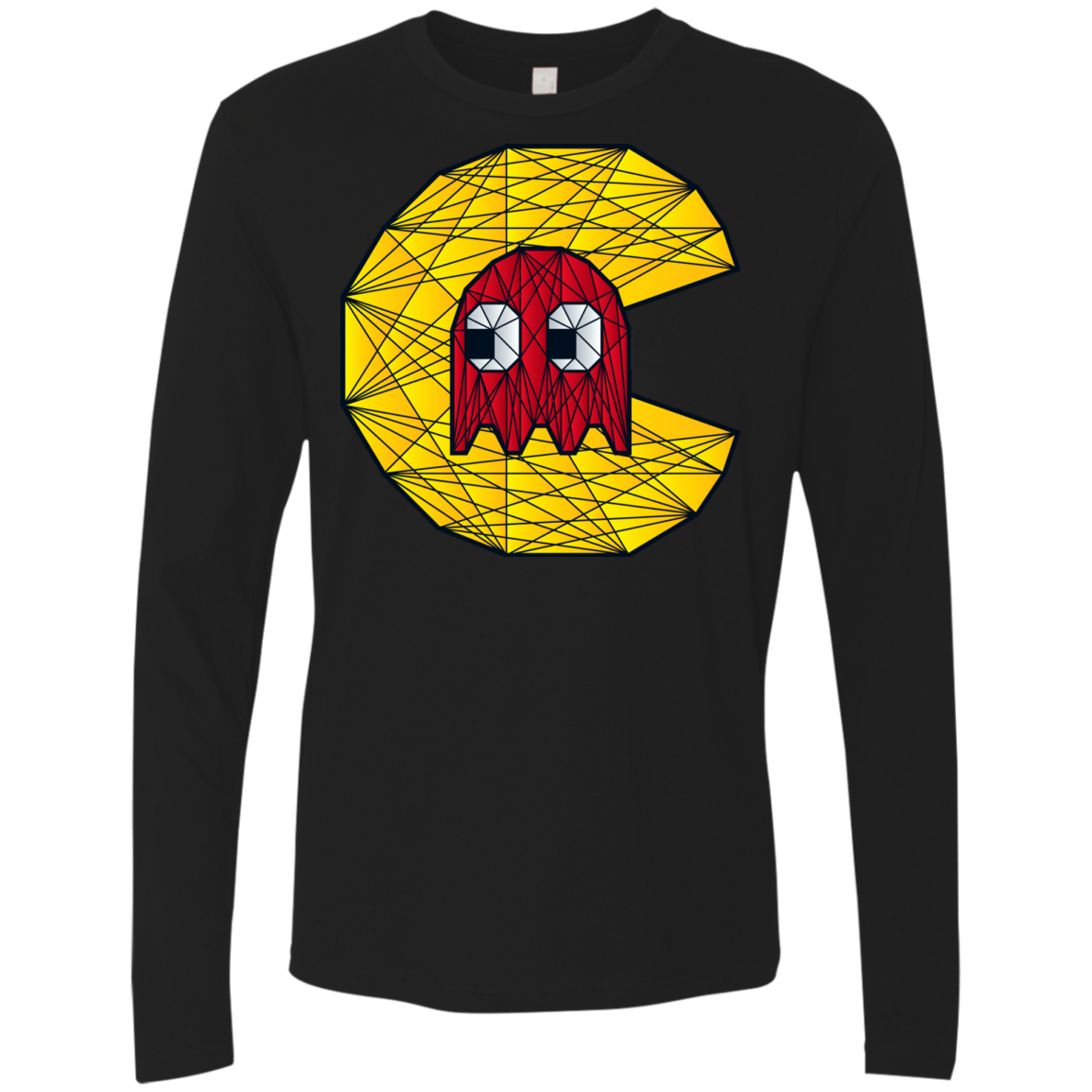 Poly Pac Man Men's Premium Long Sleeve