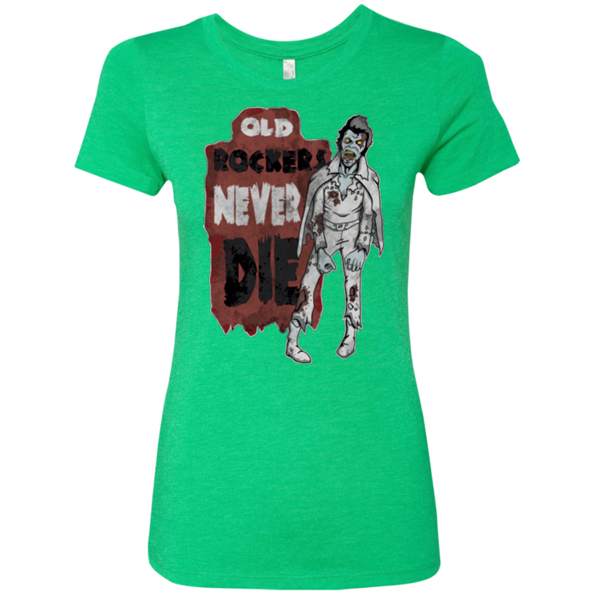 Old Rockers Never Die Women's Triblend T-Shirt