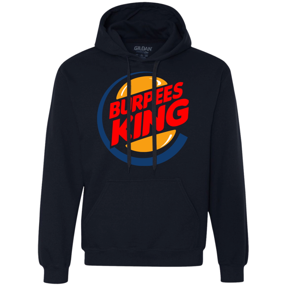 Burpees King Premium Fleece Hoodie