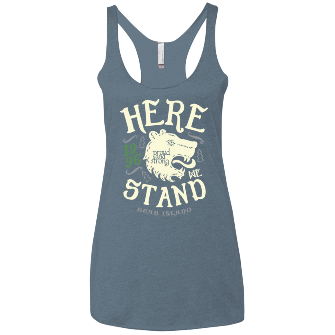 House of Proud Women's Triblend Racerback Tank