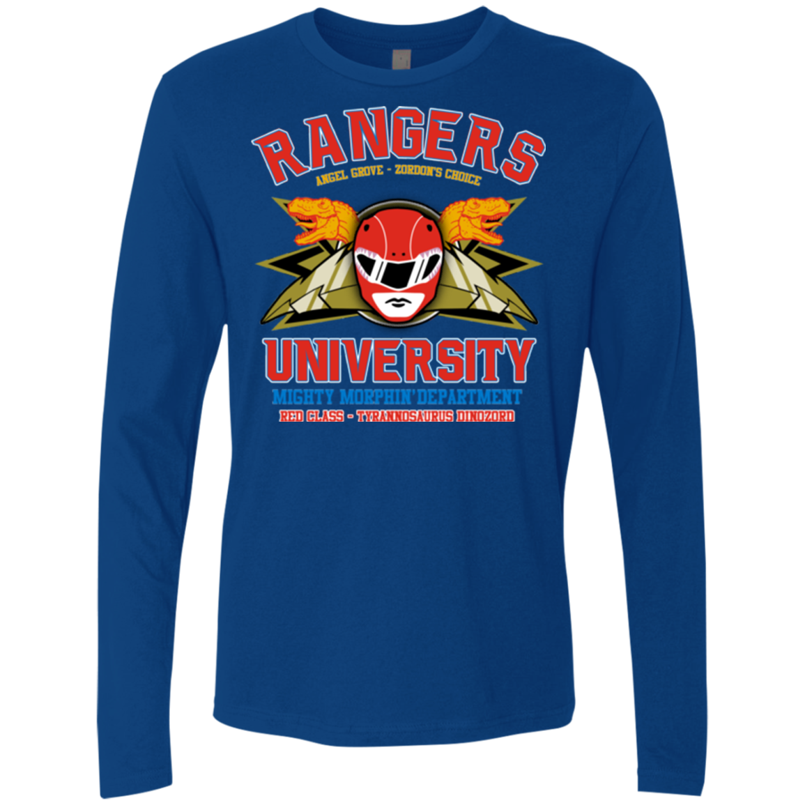 Rangers U - Red Ranger Men's Premium Long Sleeve