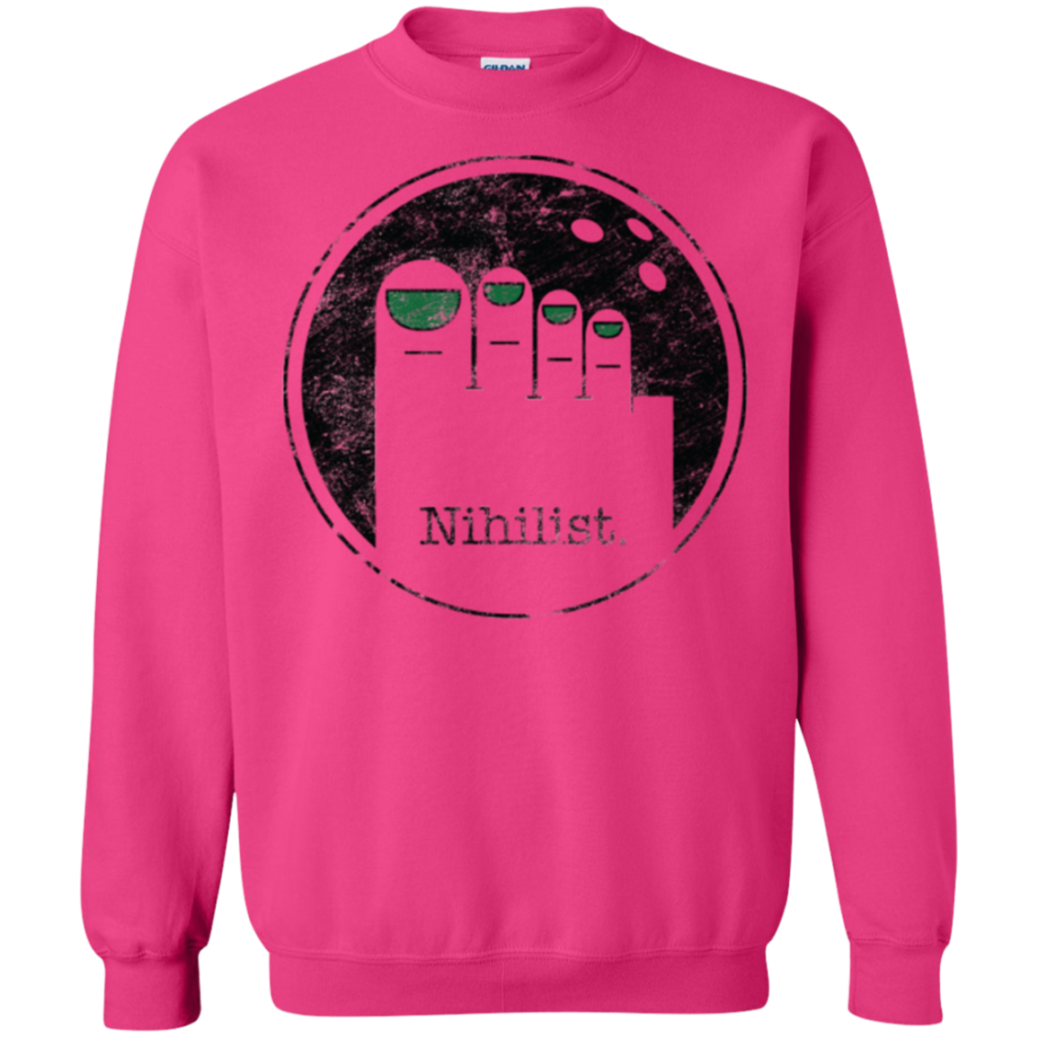 Minimalist Nihilist Crewneck Sweatshirt