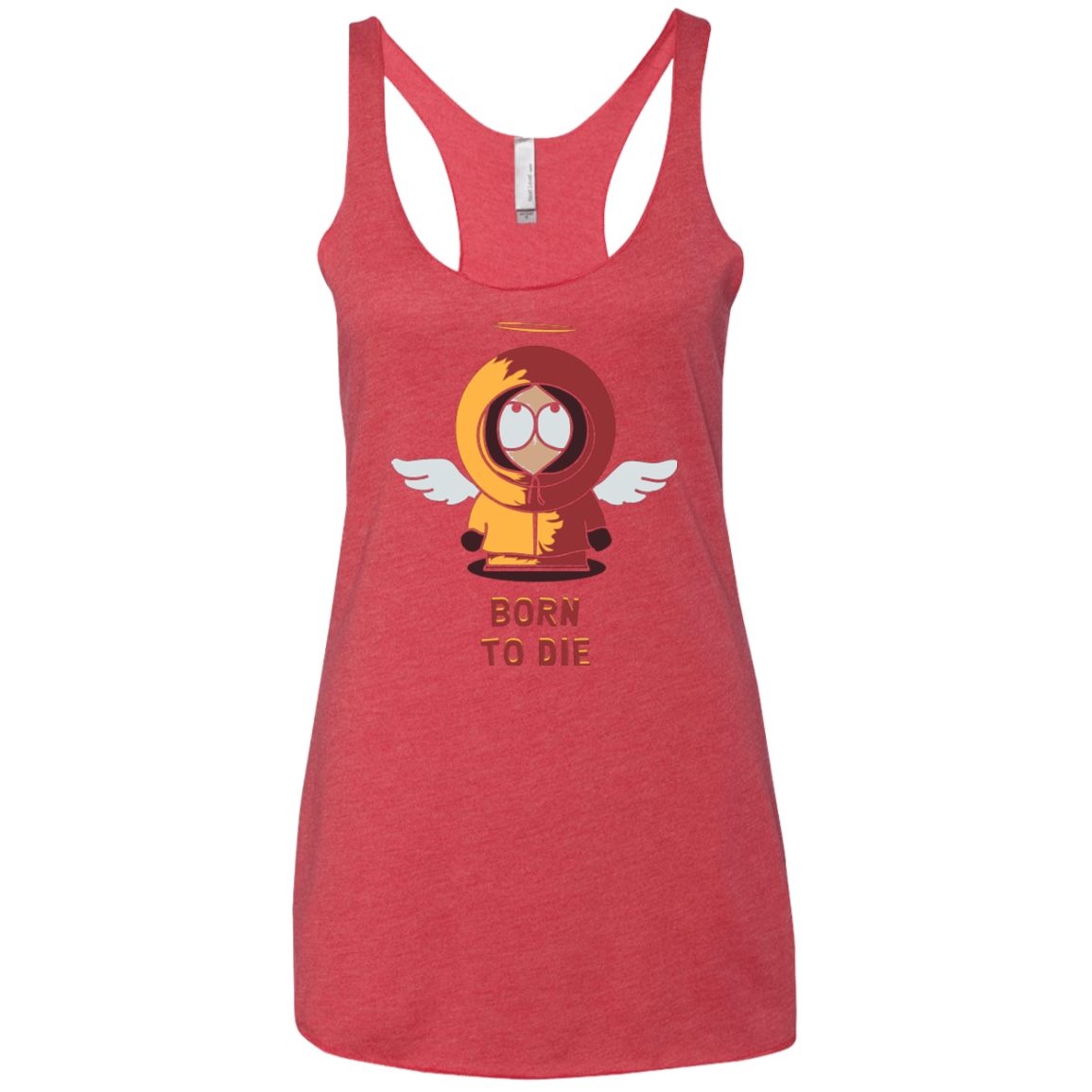 BORN TO DIE Women's Triblend Racerback Tank
