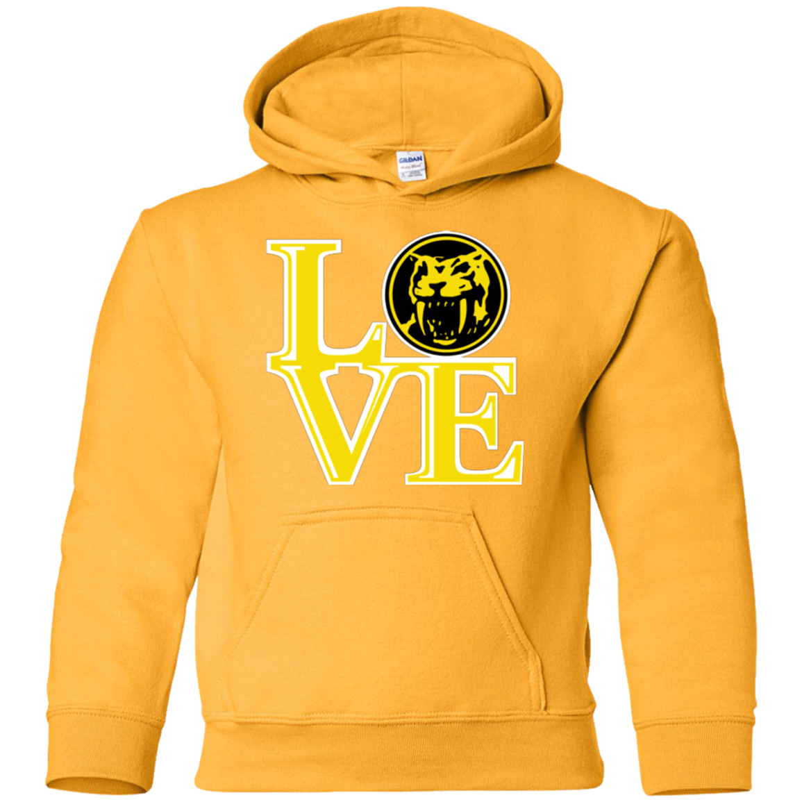 Yellow Ranger LOVE Youth Hoodie