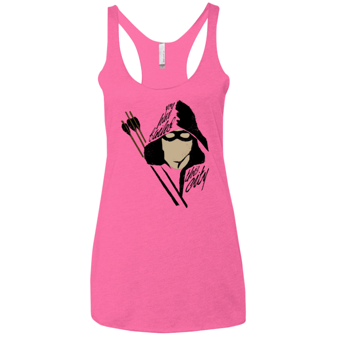 Green Archer Women's Triblend Racerback Tank