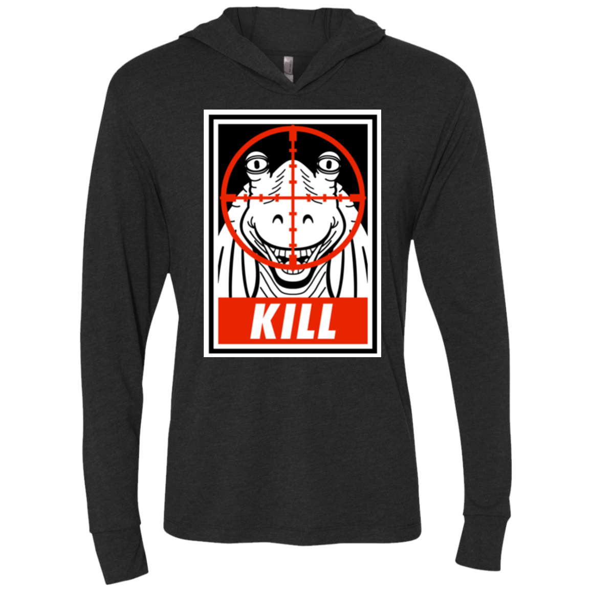 Kill Triblend Long Sleeve Hoodie Tee