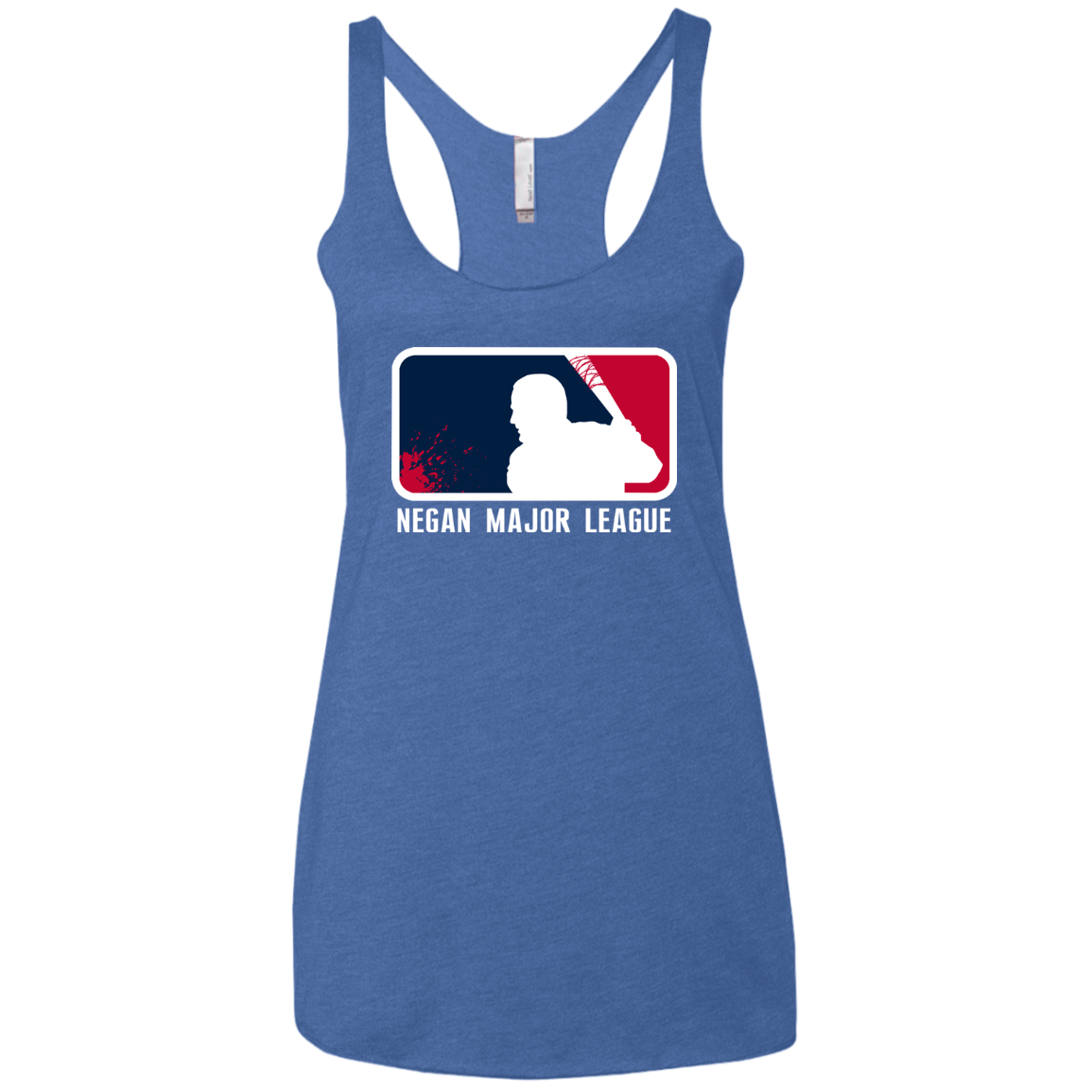 Negan Mayor League Women's Triblend Racerback Tank