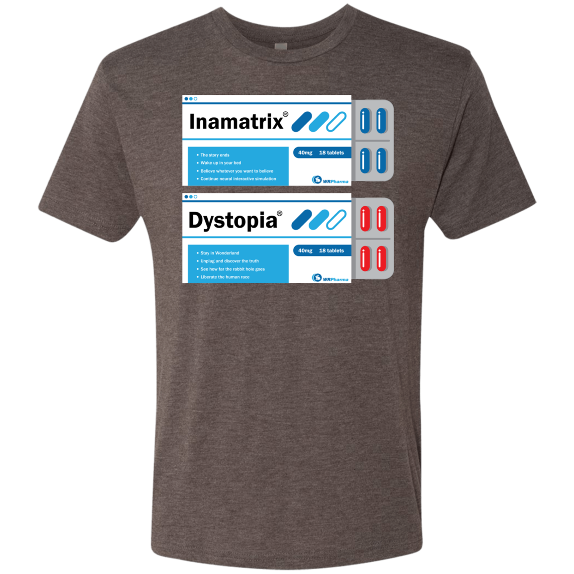 Red or Blue Men's Triblend T-Shirt