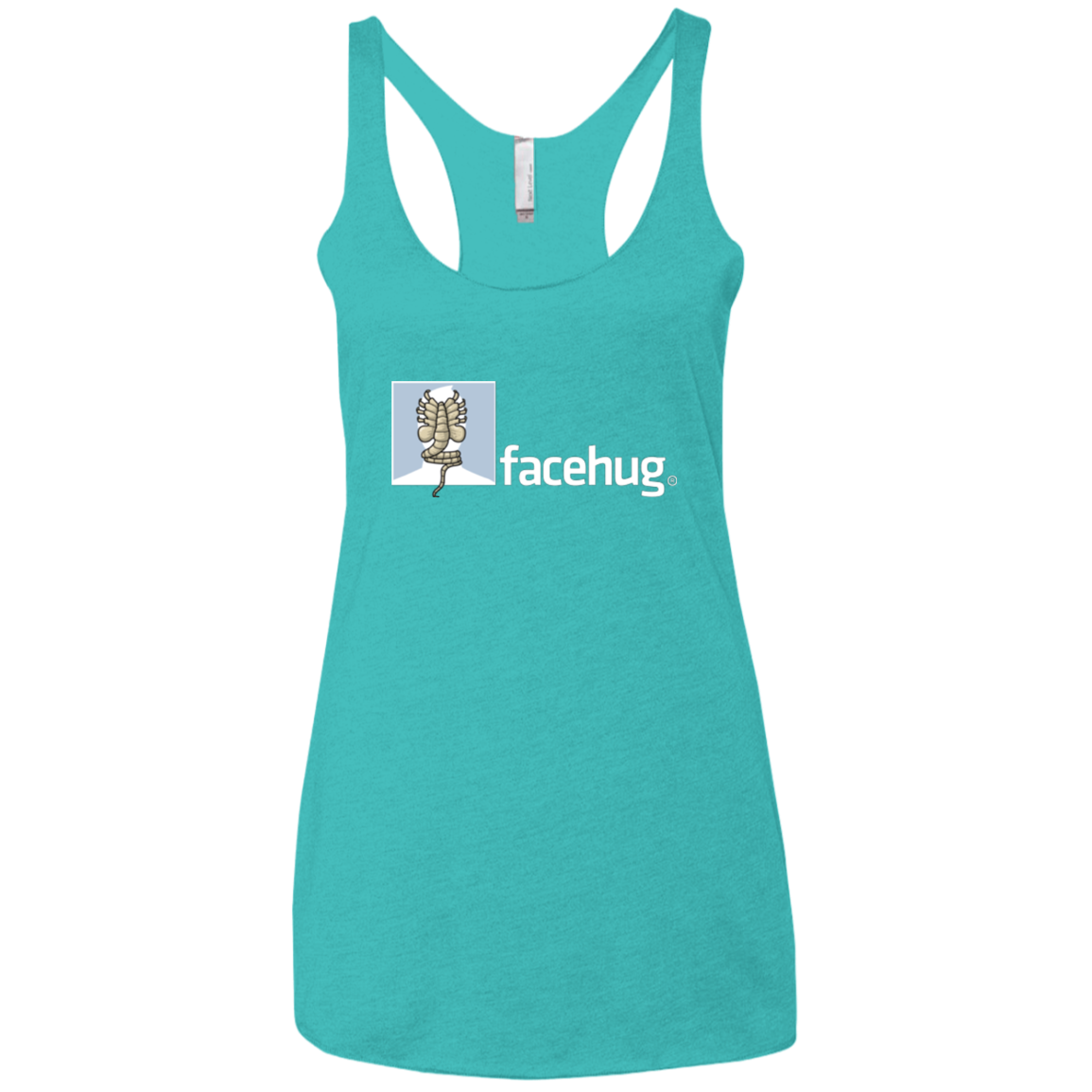 FACEHUG Women's Triblend Racerback Tank