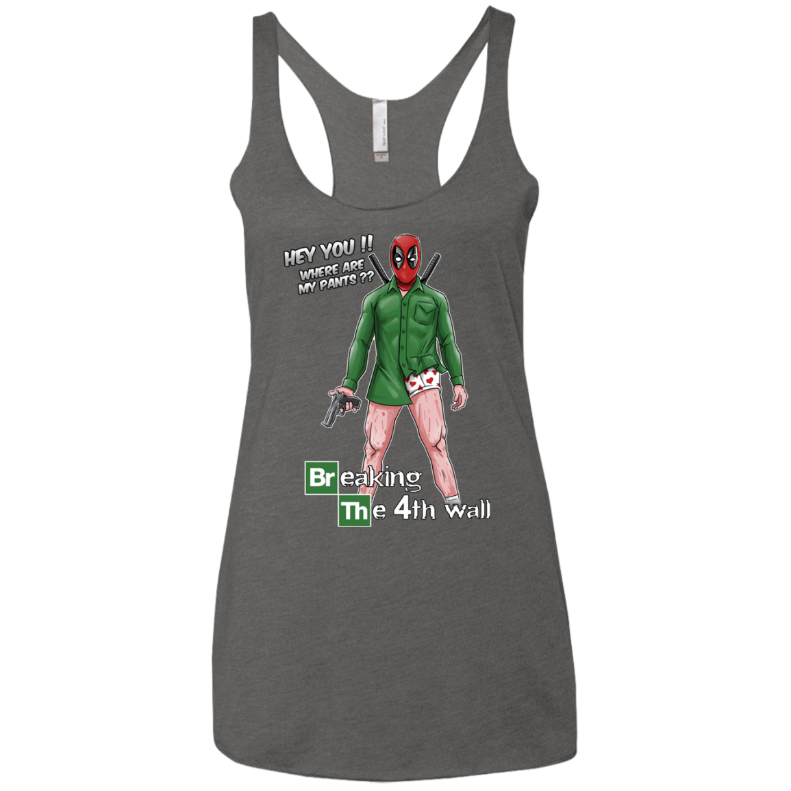 Breaking the 4th Wall Women's Triblend Racerback Tank