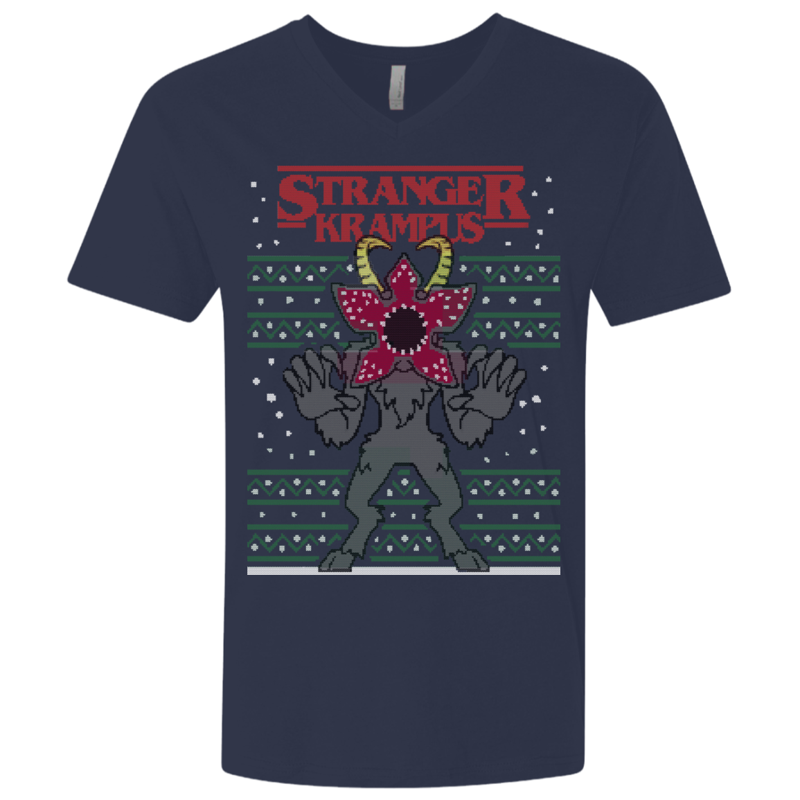 Stranger Krampus Men's Premium V-Neck
