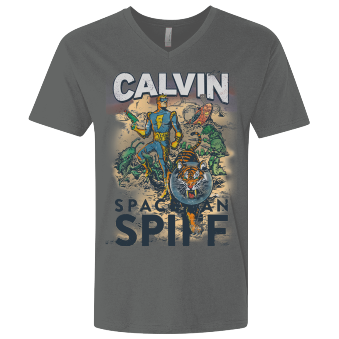 Spaceman Spiff Men's Premium V-Neck