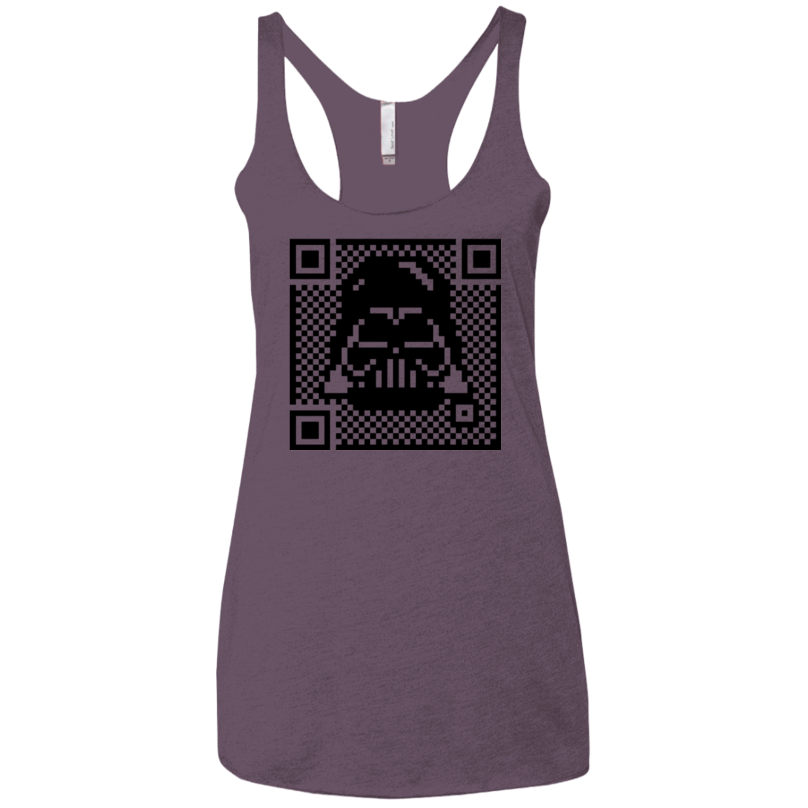 QR vader Women's Triblend Racerback Tank