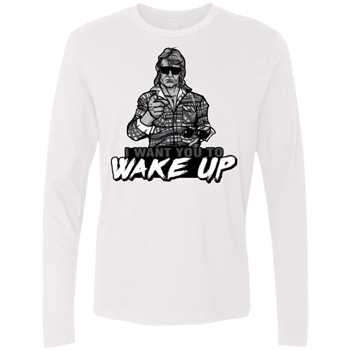 Wake Up Men's Premium Long Sleeve