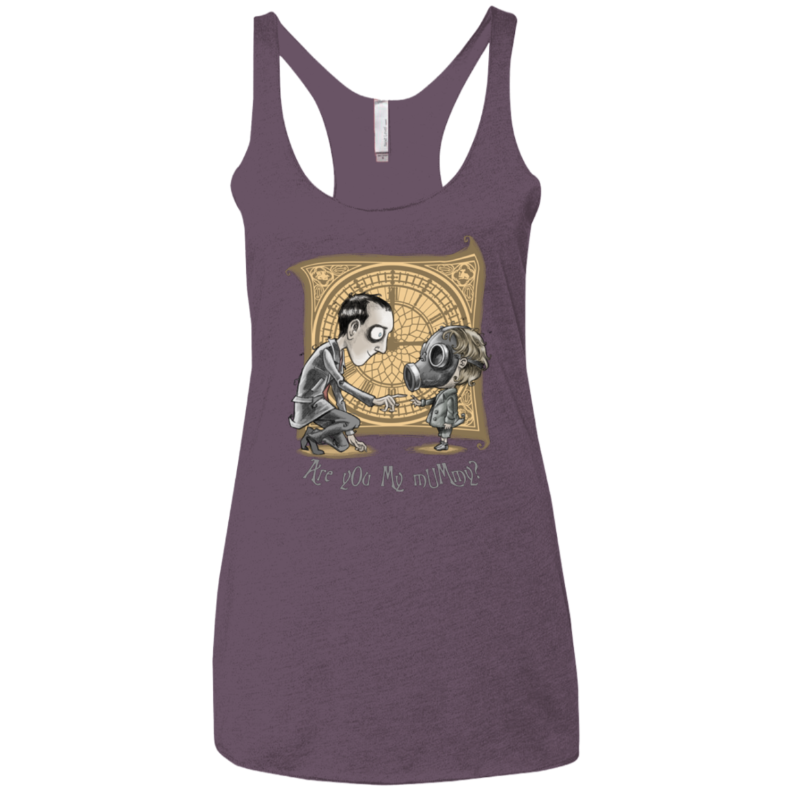 I Am Not Your Mummy Women's Triblend Racerback Tank