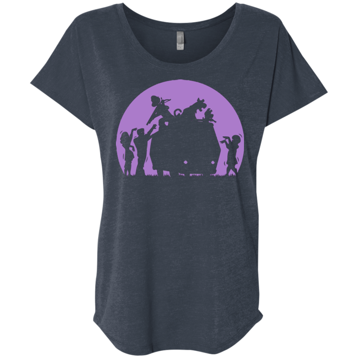 Zoinks They're Zombies Triblend Dolman Sleeve