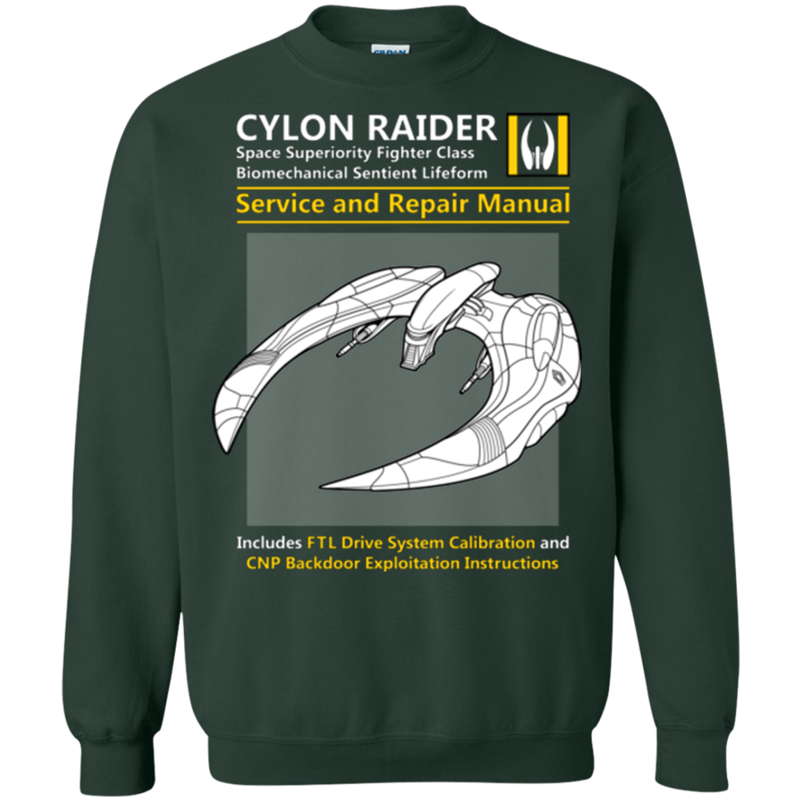 CYLON RAIDER SERVICE & REPAIR MANUAL Crewneck Sweatshirt