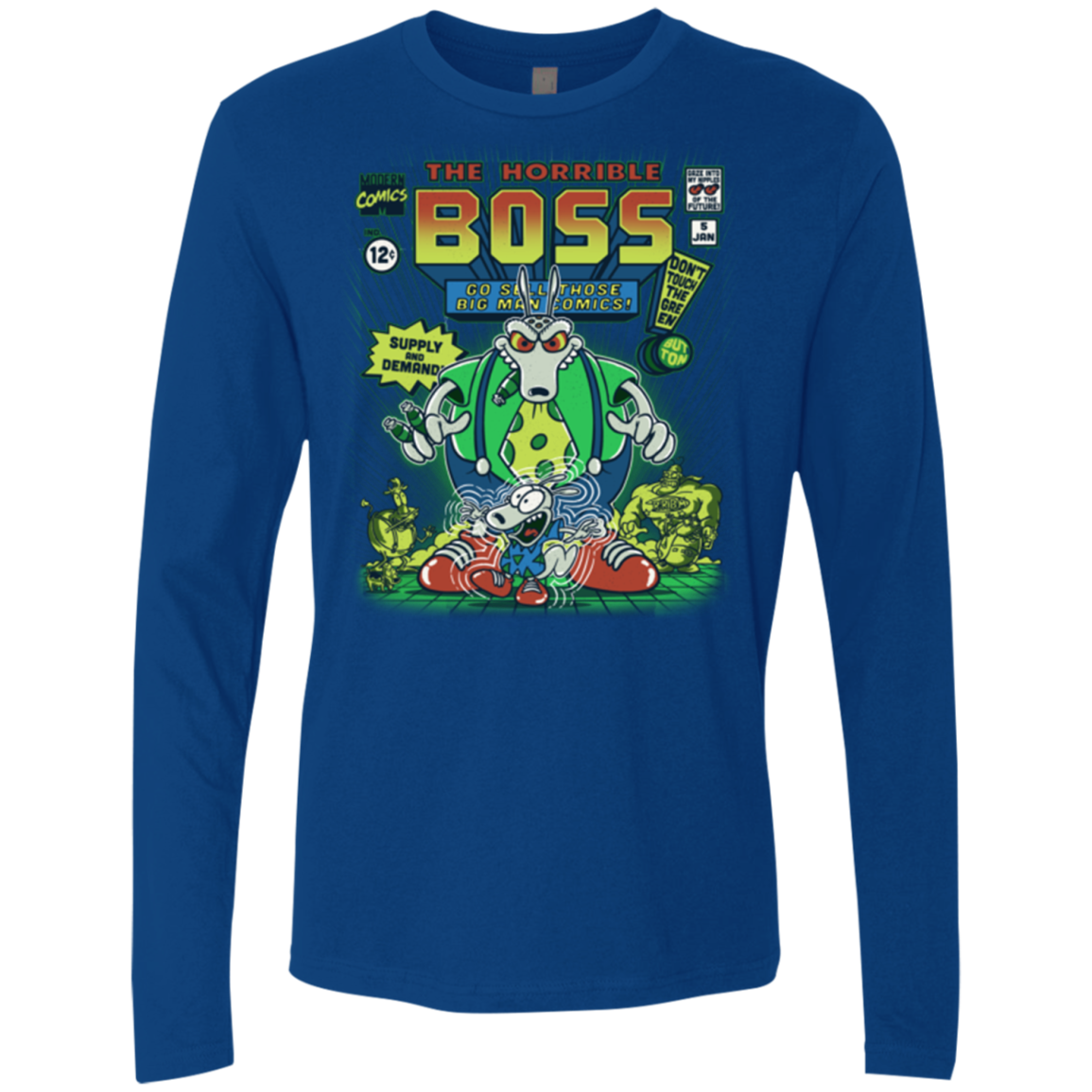 The Horrible Boss Men's Premium Long Sleeve