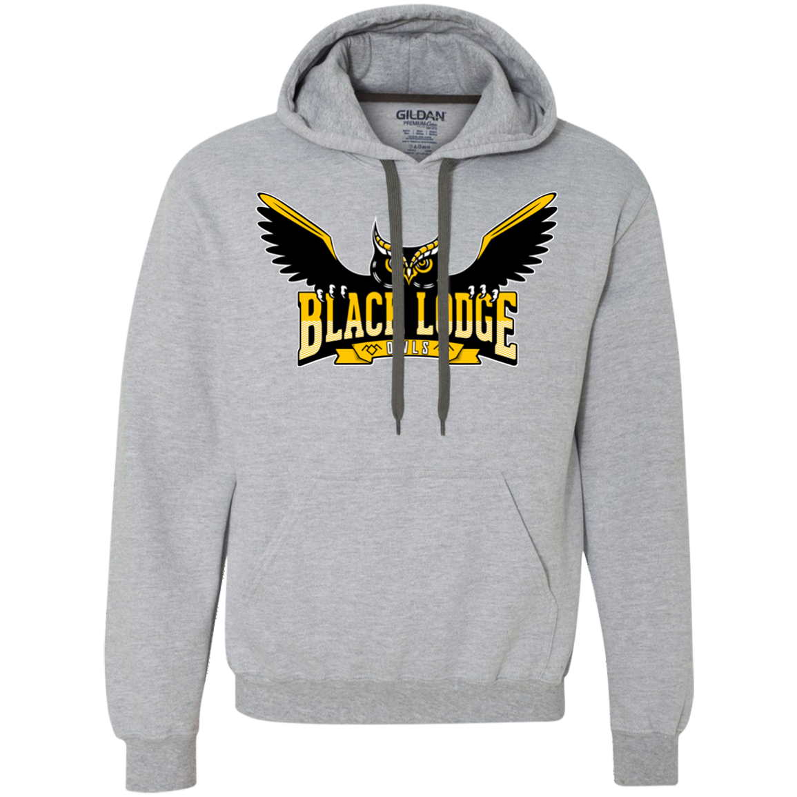 Black Lodge Owls Premium Fleece Hoodie