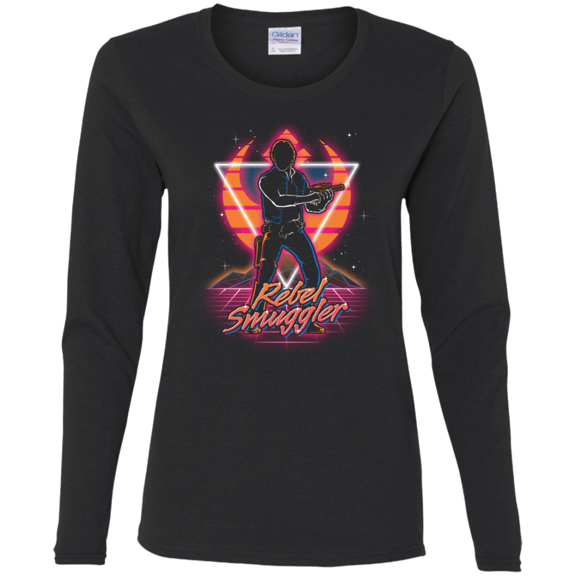 Retro Rebel Smuggler Women's Long Sleeve T-Shirt