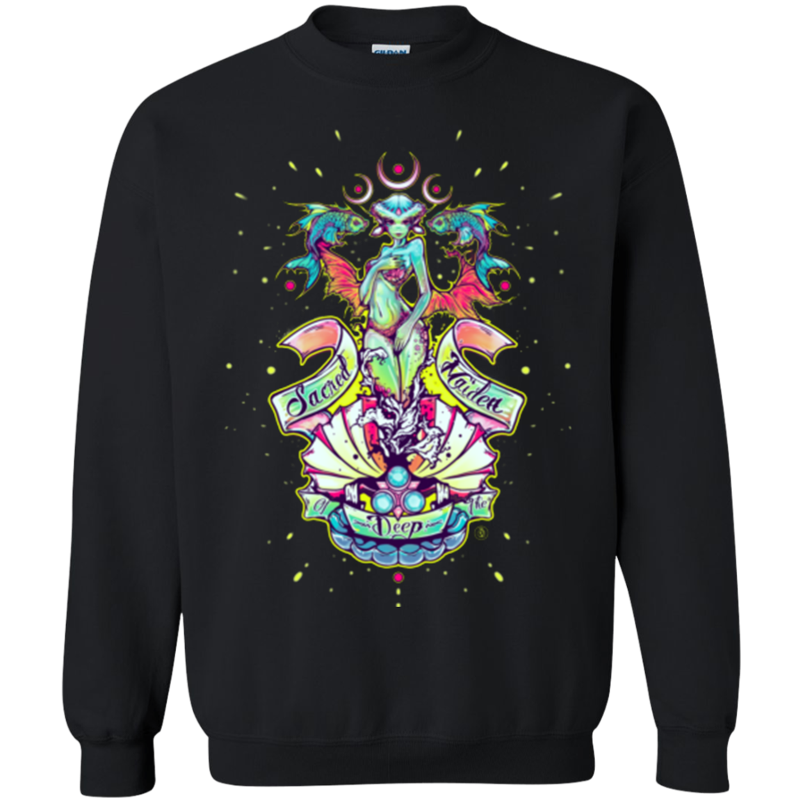 Sacred Maiden of the Deep Crewneck Sweatshirt