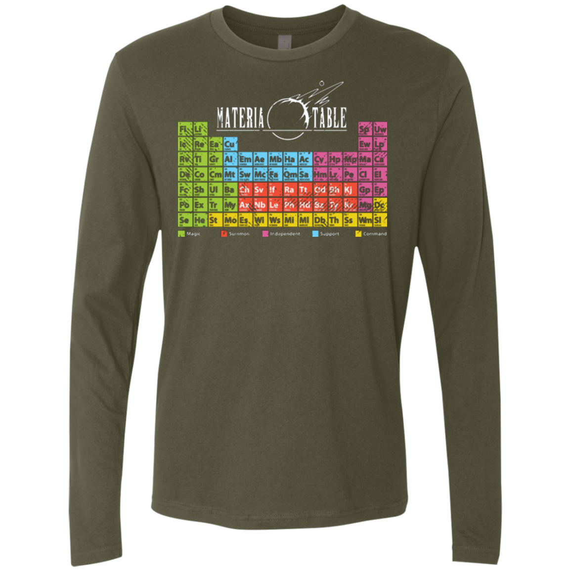 MATERIA TABLE Men's Premium Long Sleeve
