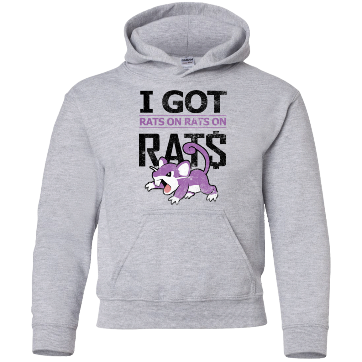 Rats on rats on rats Youth Hoodie